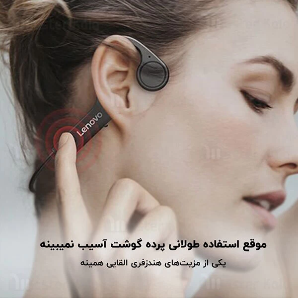هندزفری بلوتوث القایی Lenovo X4 Bone Conduction IP56