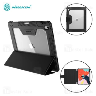 کیف چرمی هوشمند نیلکین آیپد Apple iPad 9.7 2018 Nillkin Bumper Leather