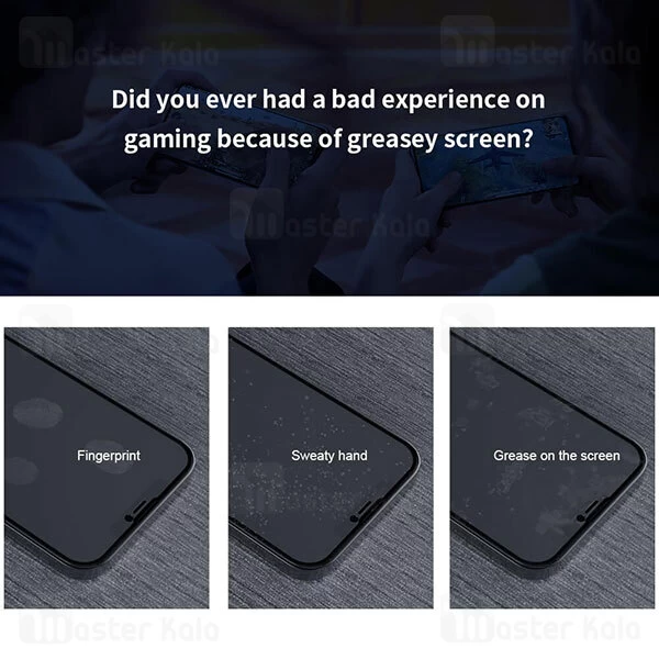 گلس مات Nillkin Fog Mirror Full Coverage Matte Tempered Glass for iPhone 13 Pro Max