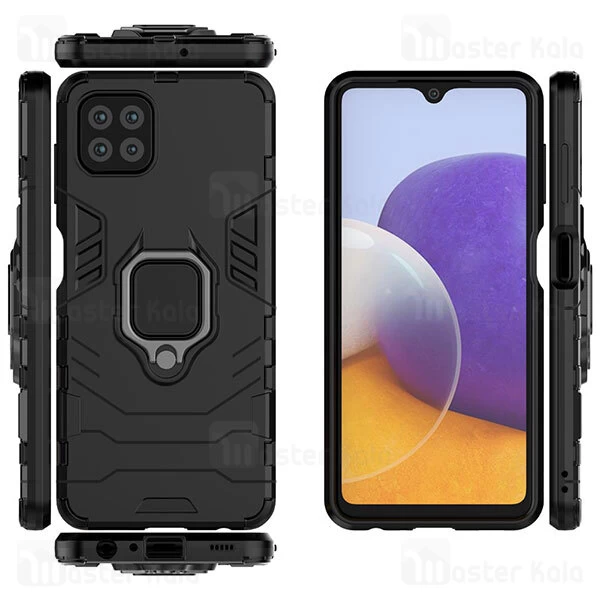 قاب ضد ضربه Samsung Galaxy A22 5G KEYSION Shockproof Armor Ring Holder Case