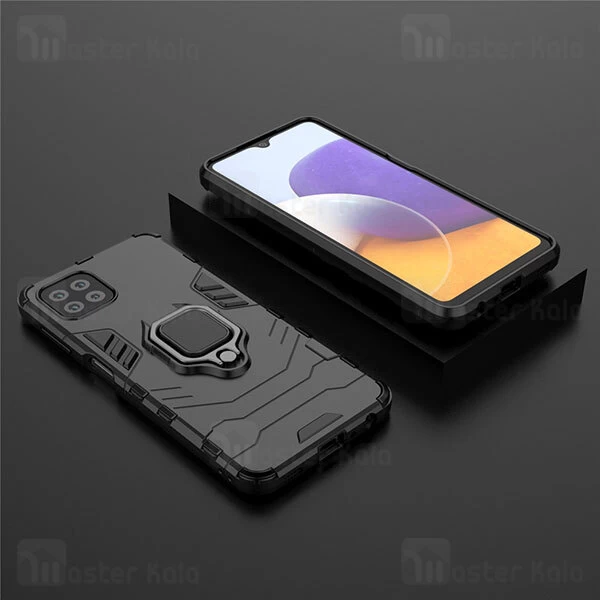 قاب ضد ضربه Samsung Galaxy A22 5G KEYSION Shockproof Armor Ring Holder Case