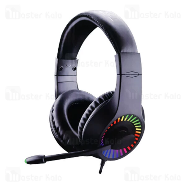 هدفون سیمی گیمینگ T-DAGGER Caspian T-RGH211 Wired Gaming Headphones