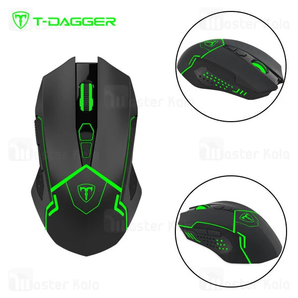 موس گیمینگ بی سیم T-Dagger Aircraftman T-TGWM101 Wireless Gaming Mouse