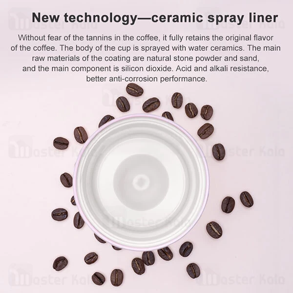 ماگ مسافرتی Xiaomi Funjia Portable leak-proof coffee cup 480ml