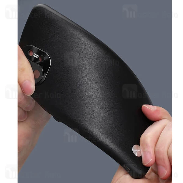 قاب محافظ لنز چرمی Xiaomi Mi 11 Baseus Alloy Leather WIXM11-01 Protective Case With a Camera Cover