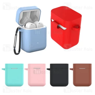 کاور محافظ سیلیکونی شیائومی Xiaomi Mi Air True / Mi True Earphones Lite TWSEJ03WM همراه با قلاب آویز