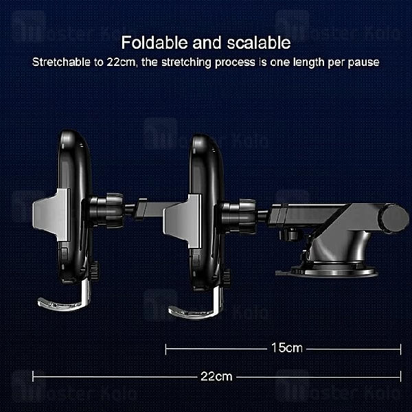 هولدر هوشمند و شارژر وایرلس جویروم Joyroom JR-ZS187 Wireless Charger توان 10 وات