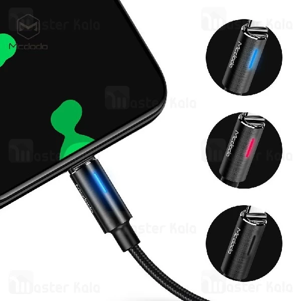 کابل تایپ سی Mcdodo CA-6170 Smart Series Auto Disconnect Type C Data Cable 2A 1m
