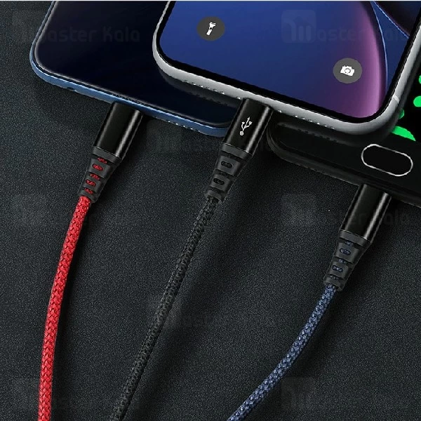 کابل سه سر مک دودو Mcdodo CA-622 3 IN 1 Cable توان 2.4 آمپر