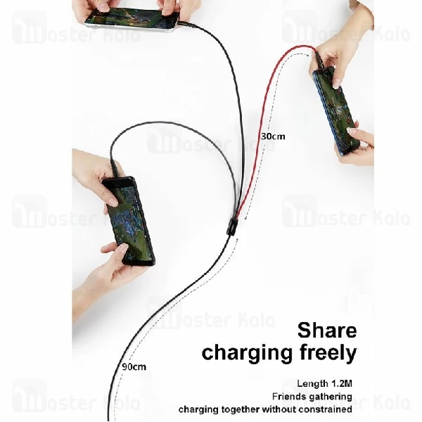 کابل سه سر مک دودو Mcdodo CA-622 3 IN 1 Cable توان 2.4 آمپر