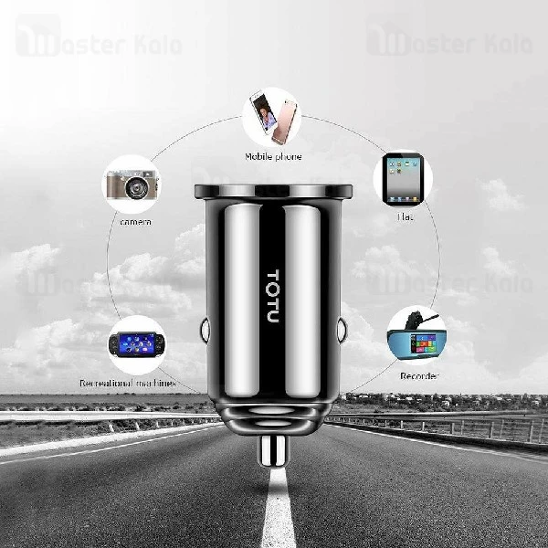 شارژر فندکی مینی توتو TOTU DCCD-014 Car Charger توان 3.4 آمپر و دو پورت