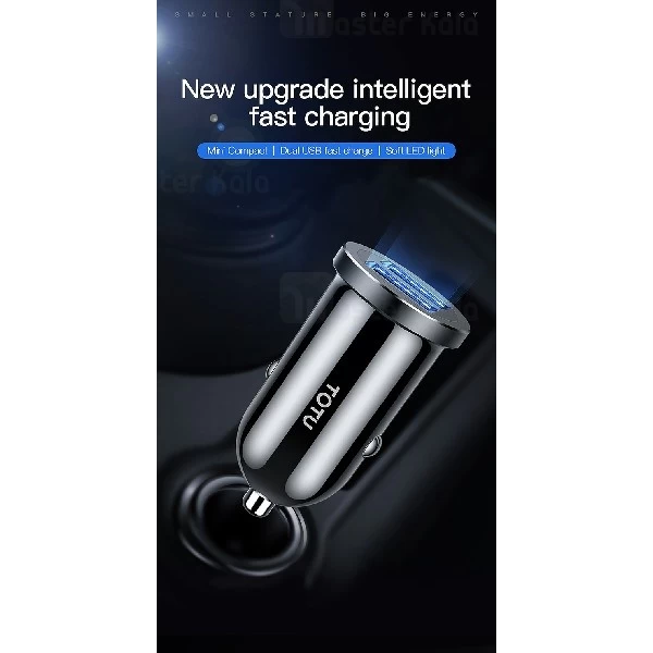 شارژر فندکی توتو TOTU DCCD-017 Car Charger توان 2.4 آمپر و دو پورت