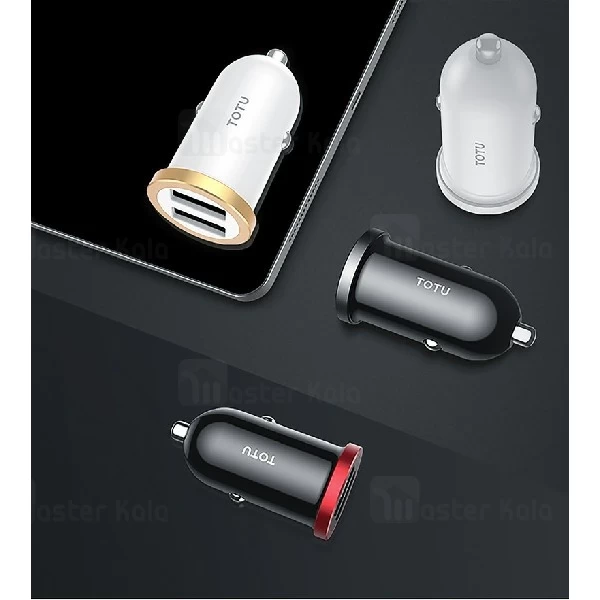 شارژر فندکی توتو TOTU DCCD-017 Car Charger توان 2.4 آمپر و دو پورت