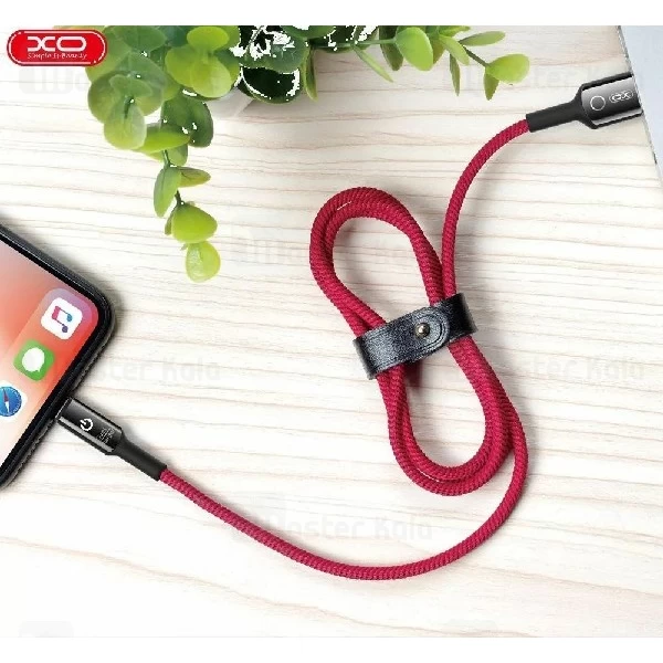 کابل لایتنینگ ایکس او XO NB102 Cable توان 2.4 آمپر و دارای قطع کن خودکار