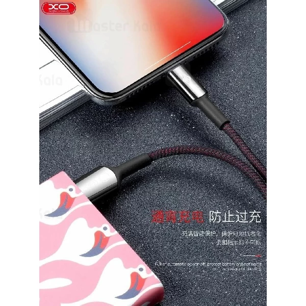کابل لایتنینگ ایکس او XO NB102 Cable توان 2.4 آمپر و دارای قطع کن خودکار