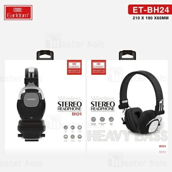 هدفون بلوتوث بیسوس Earldom ET-BH24 Wireless Stereo Headphone