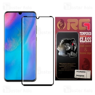 محافظ صفحه شیشه ای تمام صفحه تمام چسب خمیده Huawei P30 Pro RG Glass