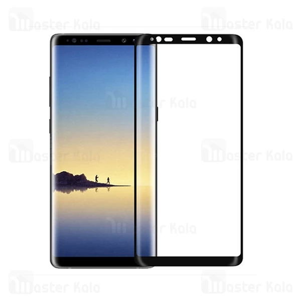 محافظ صفحه شیشه ای تمام صفحه و تمام چسب Samsung Galaxy Note 8 Mocoson