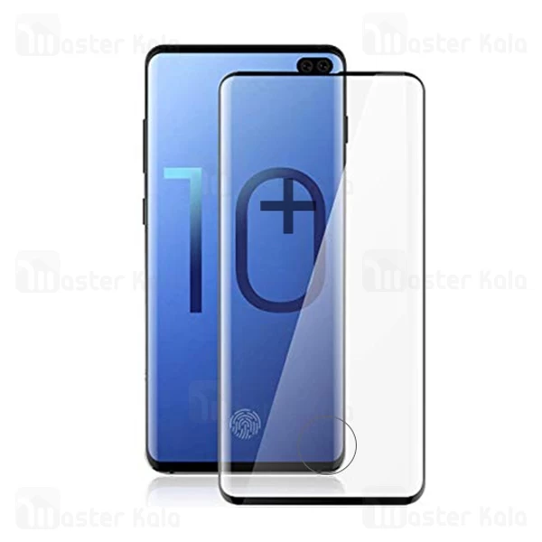 محافظ صفحه شیشه ای تمام صفحه و تمام چسب Samsung Galaxy S10 Plus Mocoson