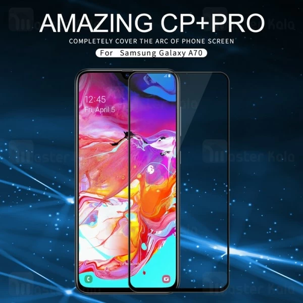 محافظ صفحه شیشه ای تمام صفحه نیلکین سامسونگ Samsung Galaxy A70 / A705 Nillkin CP+ Pro Glass