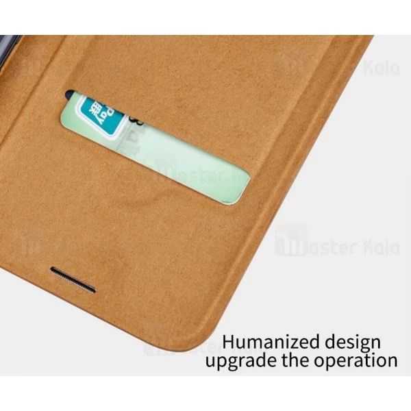 کیف چرمی Samsung Galaxy S8 Nillkin Qin Leather Case