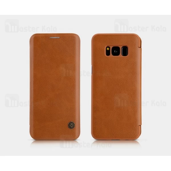 کیف چرمی Samsung Galaxy S8 Nillkin Qin Leather Case