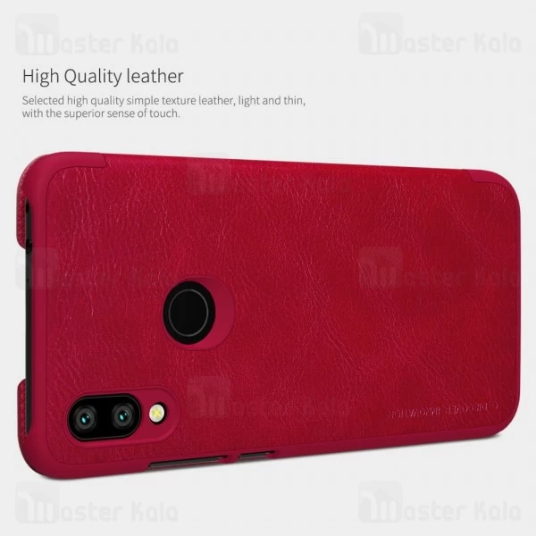 کیف چرمی Xiaomi Redmi 7 Nillkin Qin Leather Case