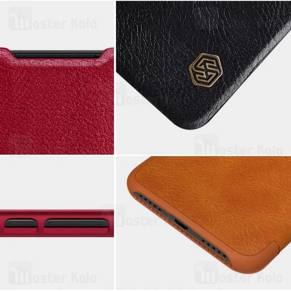 کیف چرمی Xiaomi Redmi 7 Nillkin Qin Leather Case