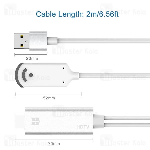 کابل HDMI وای فای ONTEN OTN-7571 HDTV Adapter
