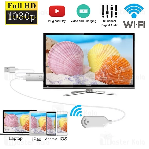 کابل HDMI وای فای ONTEN OTN-7571 HDTV Adapter