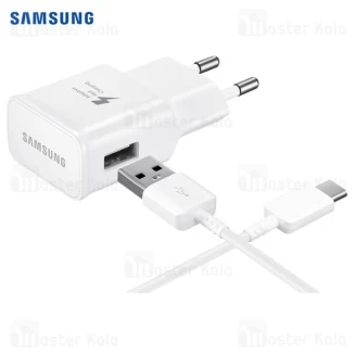 شارژر اصلی سامسونگ فست شارژ همراه با کابل تایپ سی مدل Samsung EP-TA20EBE