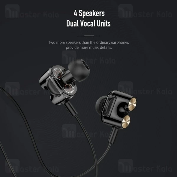ایرفون RockSpace RAU0596 Mutin Dual-Unit Stereo Earphone