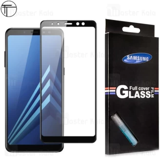 محافظ صفحه شیشه ای تمام صفحه تمام چسب TT سامسونگ Samsung Galaxy A8 2018