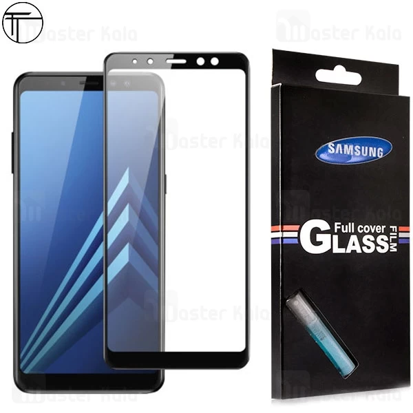 محافظ صفحه شیشه ای تمام صفحه تمام چسب TT سامسونگ Samsung Galaxy A8 2018