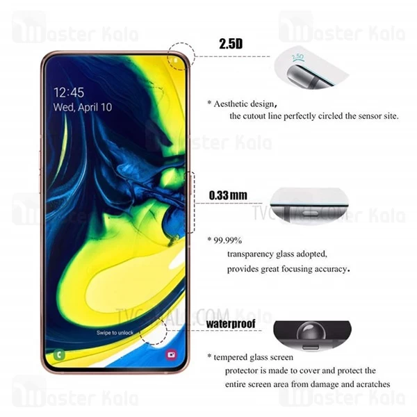 گلس سرامیکی Samsung Galaxy A80 / A90 Ceramics Glass Full Screen Protector