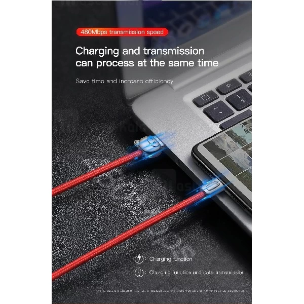 کابل سه سر بیسوس Baseus 3-in-1 of Three Little Pigs CAMLT-PG01 توان 3.5 آمپر