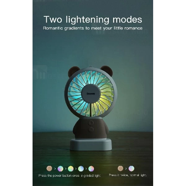 پنکه فانتزی بیسوس Baseus Dharma bear / Rabbit mini Fan طراحی قاب حمل