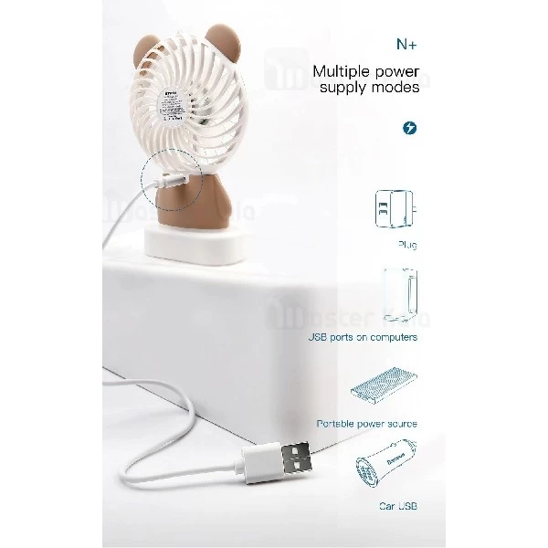 پنکه فانتزی بیسوس Baseus Dharma bear / Rabbit mini Fan طراحی قاب حمل