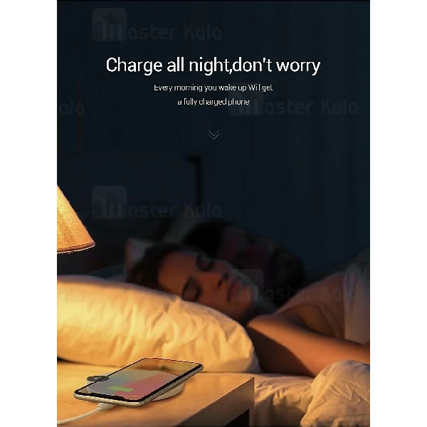 شارژر وایرلس 10 وات بیسوس Baseus Digital LED Display Wireless Charger WXSX-01