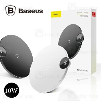 شارژر وایرلس 10 وات بیسوس Baseus Digital LED Display Wireless Charger WXSX-01