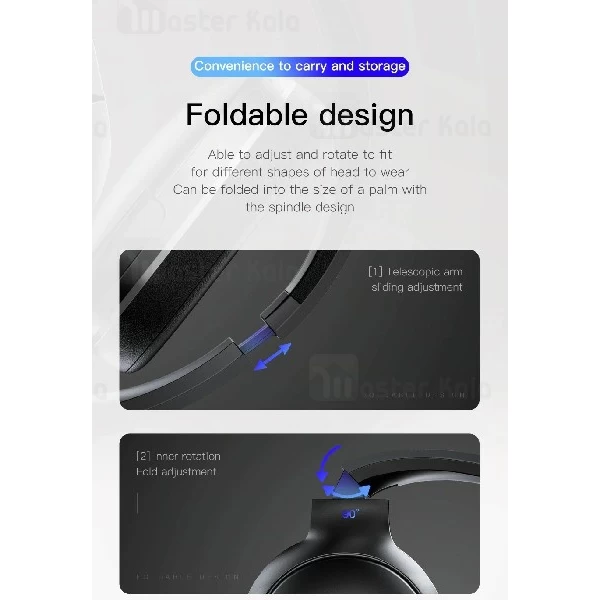 هدفون بلوتوث بیسوس Baseus Encok D02 Wireless Bluetooth Headphone