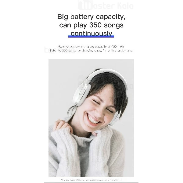 هدفون بلوتوث بیسوس Baseus Encok D02 Wireless Bluetooth Headphone