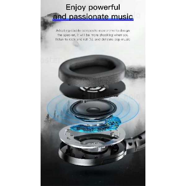 هدفون بلوتوث بیسوس Baseus Encok D02 Wireless Bluetooth Headphone