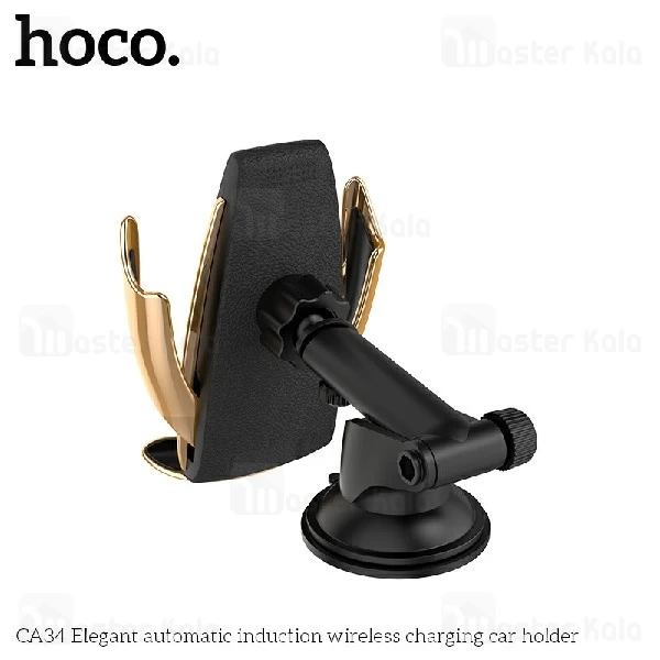 هولدر هوشمند و شارژر وایرلس هوکو HOCO CA34 Wireless Charge توان 10 وات