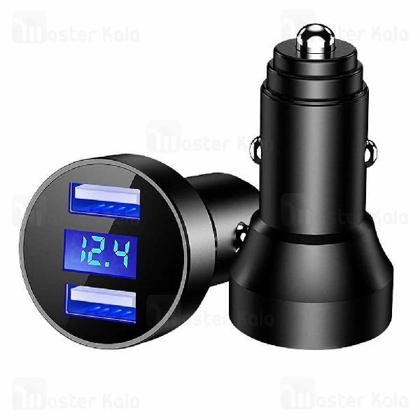 شارژر فندکی جویروم Joyroom JR-C07 Digital Car Charger توان 4.8 آمپر