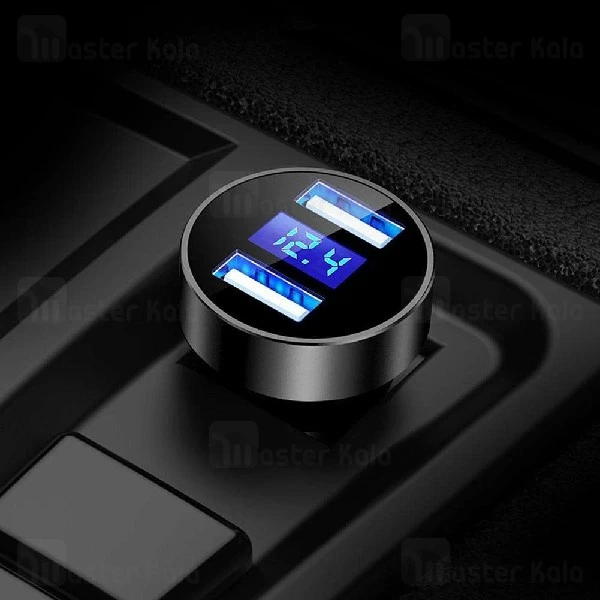 شارژر فندکی جویروم Joyroom JR-C07 Digital Car Charger توان 4.8 آمپر