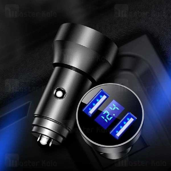 شارژر فندکی جویروم Joyroom JR-C07 Digital Car Charger توان 4.8 آمپر