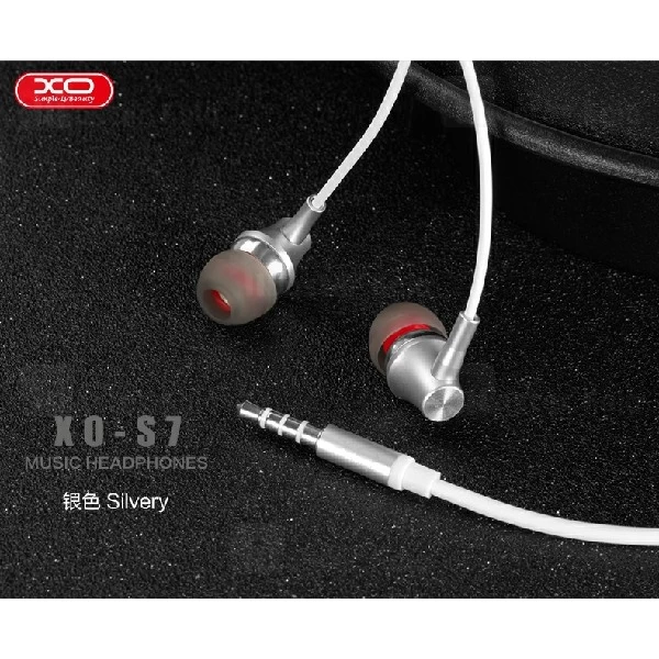 هندزفری سیمی ایکس او XO S7 Spiral Metal wired Handsfree