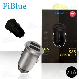 شارژر فندکی پی بلو Piblue C2 Car Charger توان 3.1 آمپر