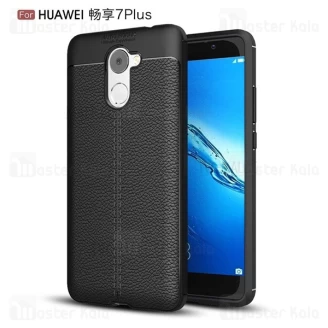 قاب محافظ ژله ای طرح چرم هواوی Huawei Y7 Prime 2017 / Enjoy 7 Plus Auto Focus